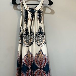 Summer boho beach dress. Size 10-12.